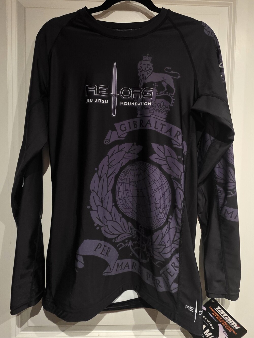 Mens Tatami Fightwear Reorg LS Rashguard XXL